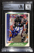 Richard Dent Chicago Bears 1991 Pacific #47 Signed Card Auto Grade 10 BECKETT0
