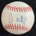 Don Mattingly Vintage Playing Days Single Signed Baseball (OAL-BB) BECKETT 0