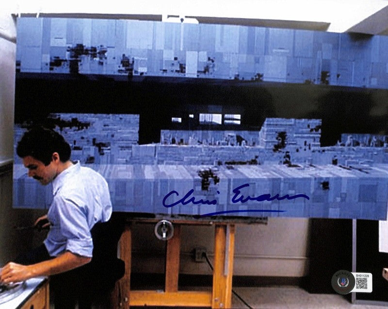 Star Wars ROTJ Matte Painter Chris Evans Signed 8x10 BAS (Grad Collection)0