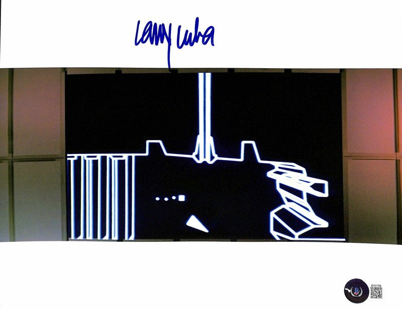Larry Cuba ILM Computer Graphics Star Wars ANH Signed 8x10 Photograph BECKETT0