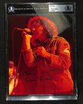 Eddie Vedder Pearl Jam Signed 8X10 Photograph Auto 10 BAS (Grad Collection)0