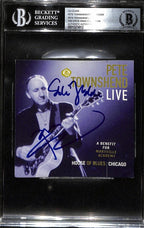 Pete Townshend & Eddie Vedder Signed “Live”  CD Cover BECKETT (Grad Collection)0