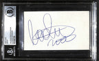 Coolio Rapper Signed 3x5 Index Card Beckett Encapsulated (Grad Collection)0