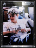 Matt Damon Good Will Hunting Signed 8x10 AutoGrade 10 BAS (Grad Collection)0