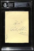 Carl Perkins Guitar Legend/Musician Signed Album Page Beckett BAS0