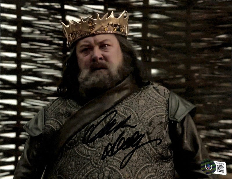 Mark Addy Game of Thrones Signed 8x10 Photograph BECKETT (Grad Collection)0
