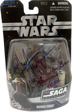 Phil Tippett & Jon Berg Momaw Nadon Signed Star Wars 2004 Saga Collection BAS0