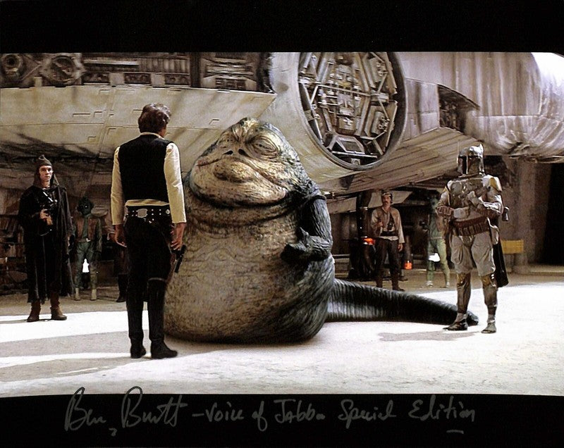 Ben Burtt "Voice of Jabba" Star Wars Signed 8x10 Photo BECKETT (Grad Collection)0