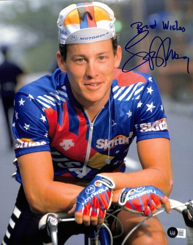 Lance Armstrong Signed 11x14 Photograph BECKETT (GRAD COLLECTION)0