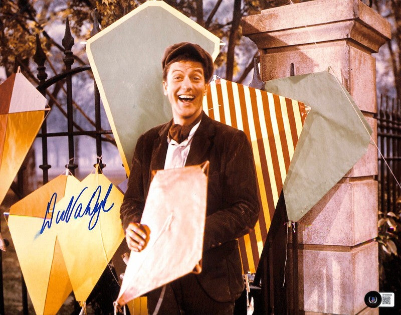 Dick Van Dyke “Bert” Mary Poppins Signed 11x14 Photograph BECKETT0