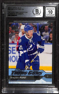 Brayden Point Tampa Bay SIGNED Young Guns Rookie Card Auto Grade 10 BECKETT 0