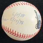 Johnny Vander Meer Signed & Inscribed No Hitter Baseball BECKETT 1