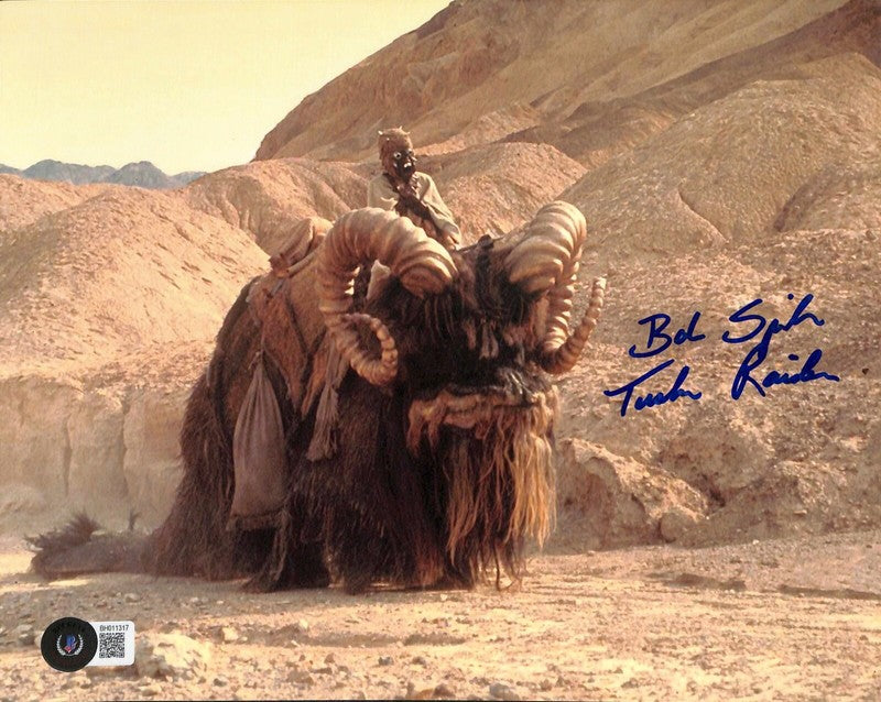 Bob Spiker Star Wars Original Tusken Raider Signed 8x10 Photo BECKETT0