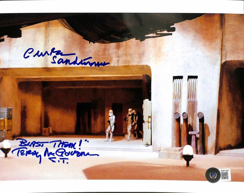 Star Wars Terry McGovern & Chris Bunn Signed 8x10 Photo BAS (Grad Collection)0