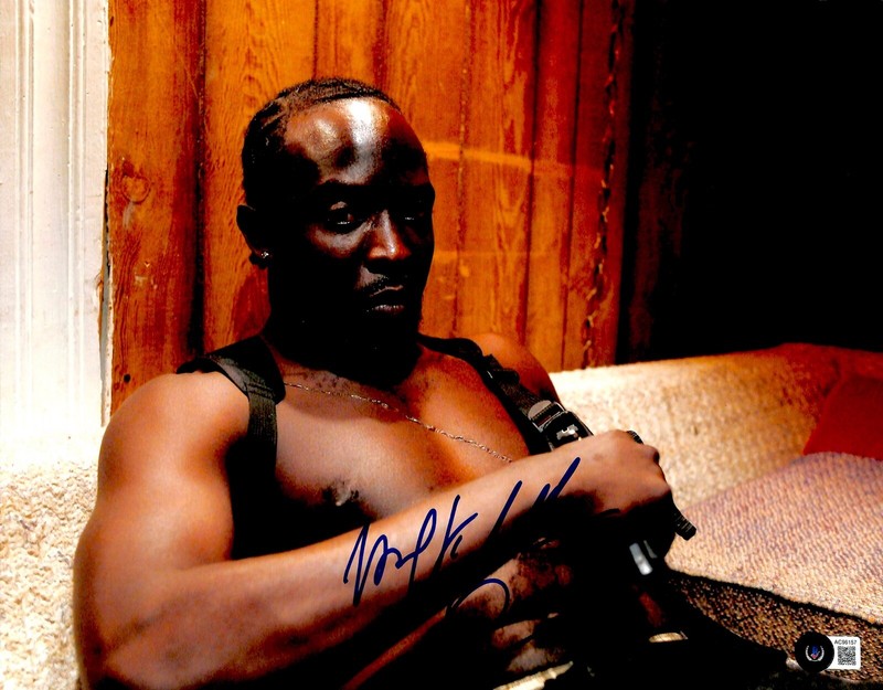 Michael K. Williams “Omar” The Wire Signed 11x14 Photo BECKETT Grad Collection  0