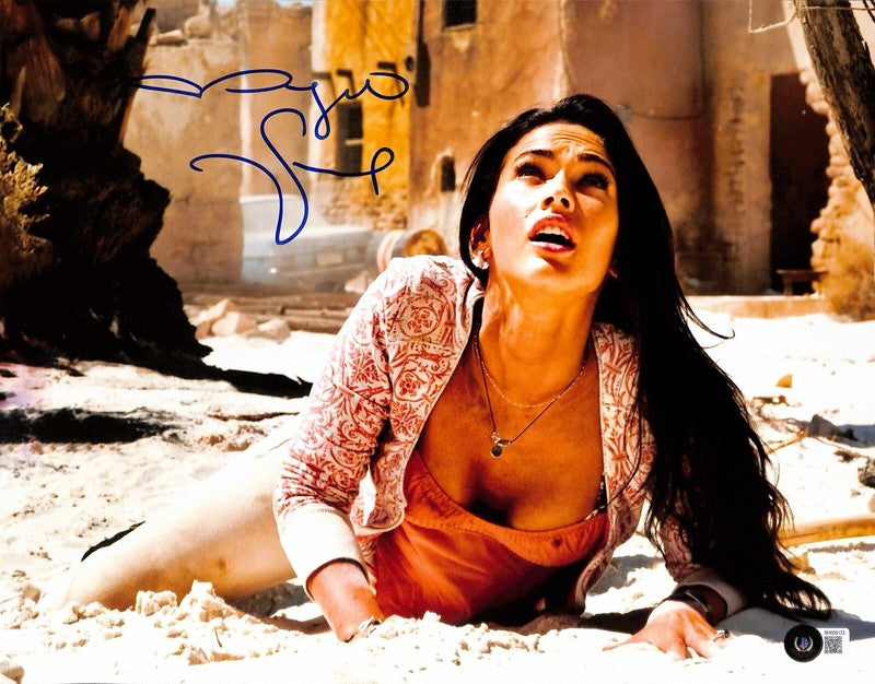 Megan Fox Transformers Signed 11x14 Photo BECKETT (Grad Collection)0