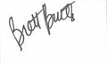 Brett Butler Actress Signed 3x5 Index Card BECKETT Authenticated0