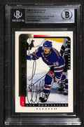 Luc Robitaille 1996-97 Be A Player #12 Signed Card BECKETT Encapsulated0