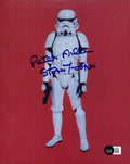 Peter Allen Stormtrooper Star Wars ROTJ Signed 8x10 Photo BECKETT 0