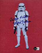 Peter Allen Stormtrooper Star Wars ROTJ Signed 8x10 Photo BECKETT 0