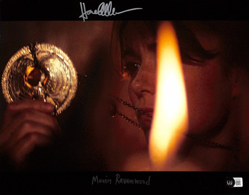 Karen Allen Marion Ravenswood Indiana Jones Signed & Inscribed 11x14 Photo BAS0