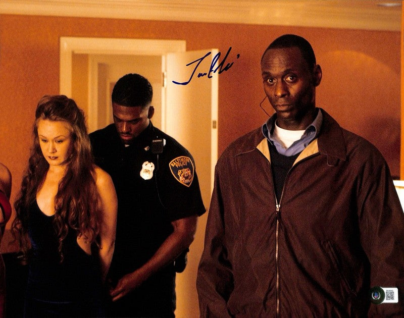 Lance Reddick "Cedric Daniels" The Wire Signed 11x14 Photograph Beckett0