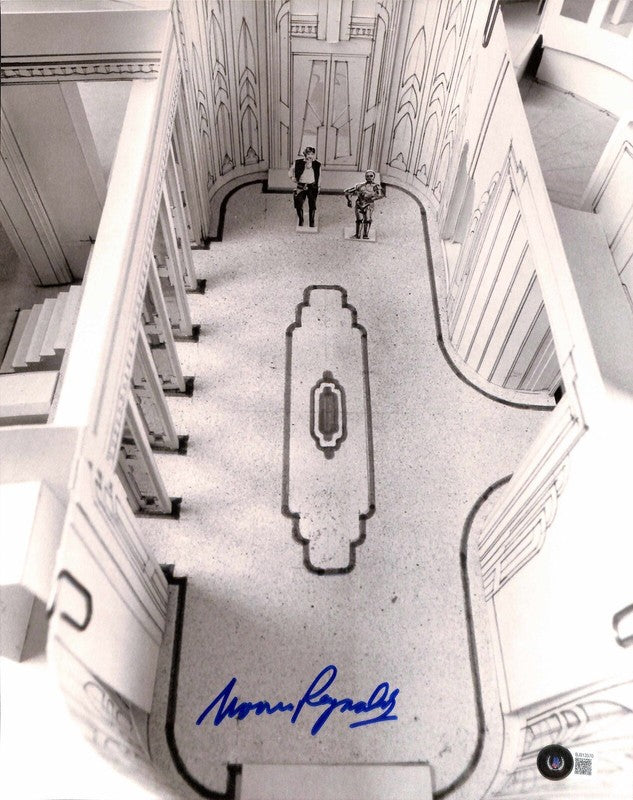 Norman Reynolds Star Wars ESB Bespin Concept Signed 11x14 Photo BECKETT0
