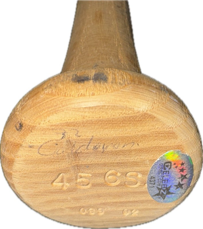 Ivan Calderon Game Used Signed Bat Expos Rawlings Adirondack 33.5” Beckett3