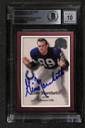 Gino Marchetti 2000 Greats of the Game #43 Signed Card Auto Grade 10 BECKETT0