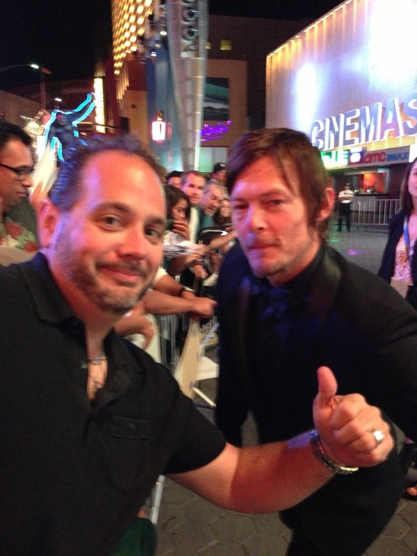 Norman Reedus Daryl Dixon TWD Signed 11x14 Photo Auto 10 BAS (Grad Collection)2