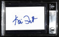 Kevin Garnett Timberwolves HOF’er Signed 3x5 Index Card BECKETT0