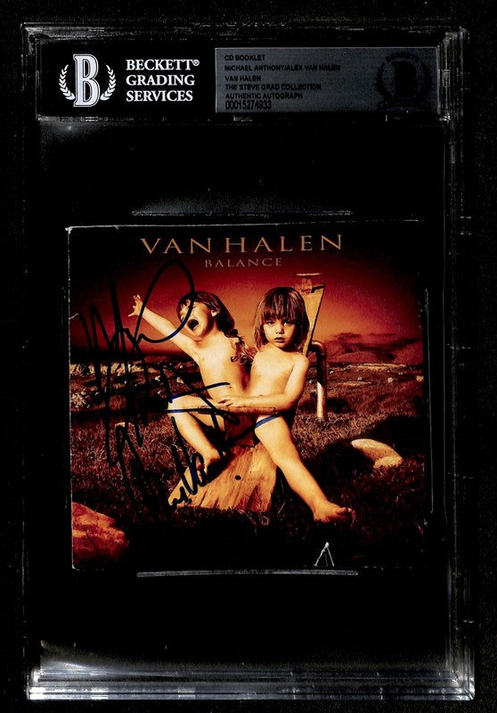 Van Halen Anthony & Alex Van Halen Signed CD Booklet (Grad Collection)0