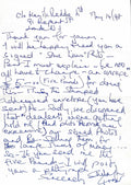 Shelagh Fraser Star Wars Handwritten Letter BECKETT Aunt Beru Signed RARE0
