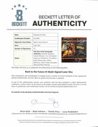 Back To the Future III Entire Cast Signed Laser Disc BAS (Grad Collection)1
