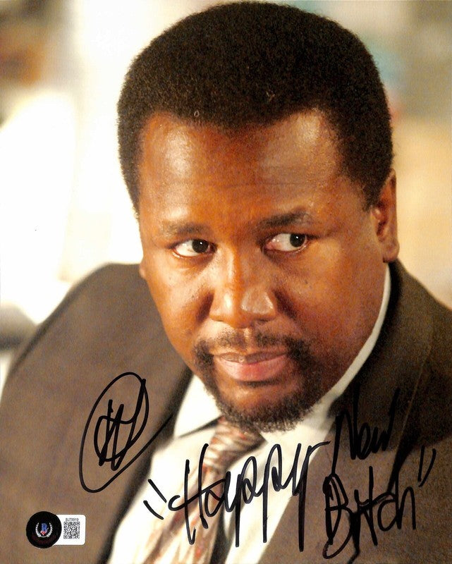 The Wire Wendell Pierce Signed 8x10 Photo BECKETT (Grad Collection)0