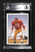 Leo Nomellini San Francisco 49ers 1981 TCMA Greats #21 Signed Card BECKETT0