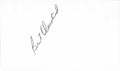 Bert Olmstead Chicago Blackhawks & HOF Signed 3x5 Index Card BECKETT0