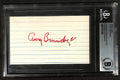 Avery Brundage Former IOC Chairman Signed 3x5 Index Card BECKETT0