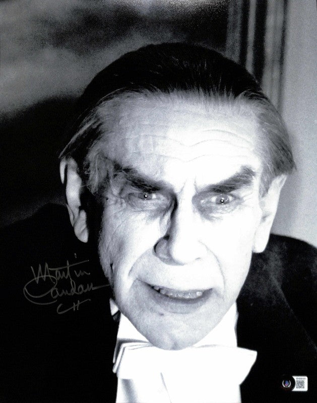 Martin Landau Dracula Signed 11X14 Photograph BAS 0