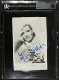 Marlene Dietrich Signed 5x7 Photo BECKETT Authenticated (Grad Collection)0