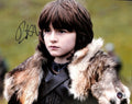Isaac Hempstead Wright as Bran Stark in Game Of Thrones Signed 11X14 Photo BAS0