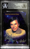 Walter Koenig "Chekov" Signed 1993 Skybox Star Trek Master Series #7 BECKETT0
