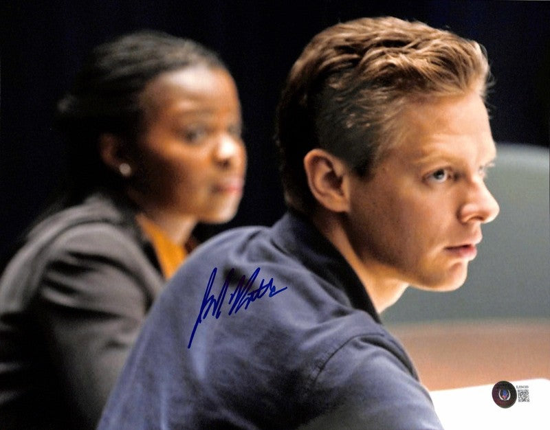 Jacob Pitts Justifed Signed 11x14 Photograph Beckett (Grad Collection)0