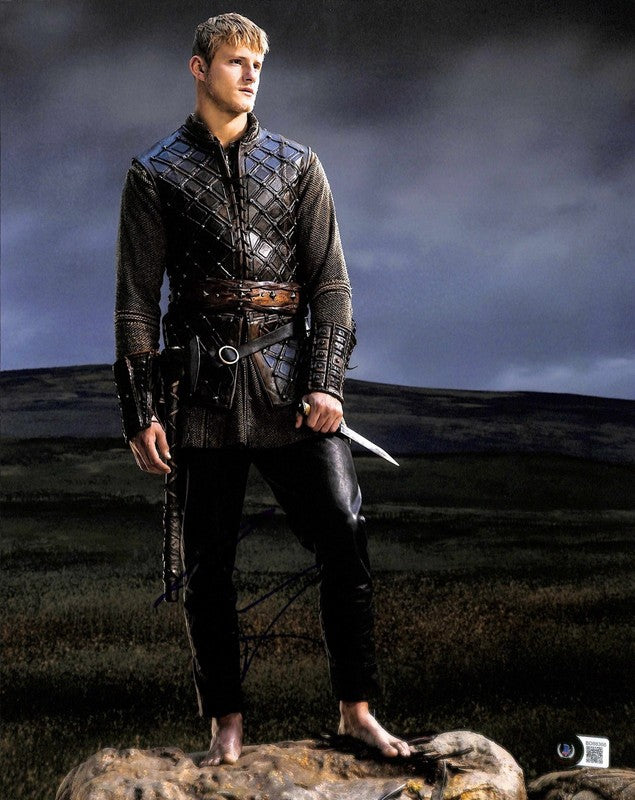Alexander Ludwig "Bjorn Lothbrok" Vikings Signed 11x14 Beckett (Grad Collection)0