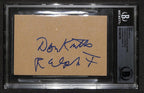 Don Knotts Three's Company Signed Cut Auto Grade 10 Beckett (Grad Collection)0