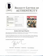 Metallica Signed 1991 Cream Magazine 4 Sigs  BECKETT (Grad Collection)  1