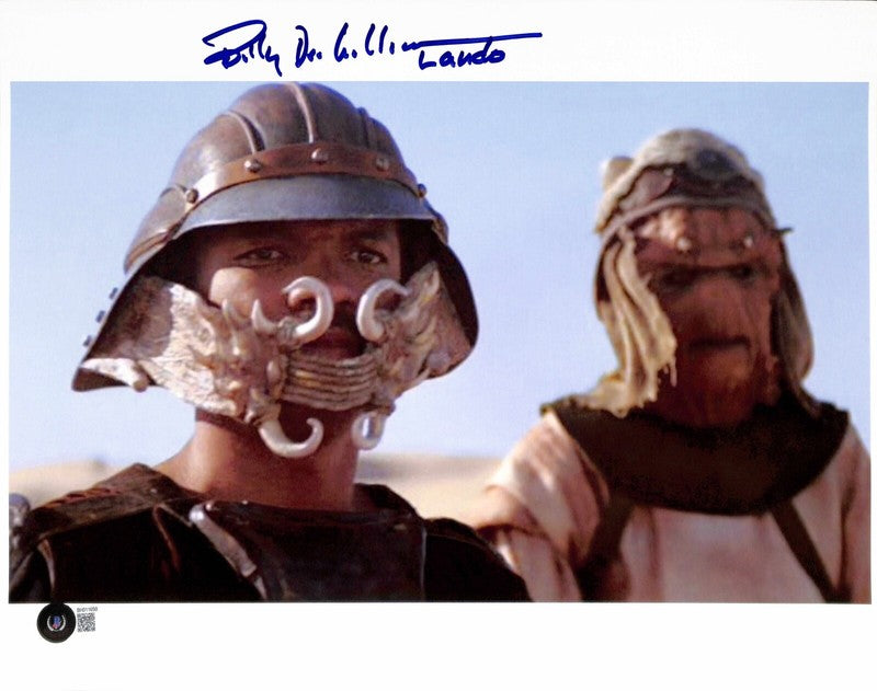 Billy Dee Williams Skiff Lando Star Wars ROTJ Signed 11x14 Photo BECKETT0