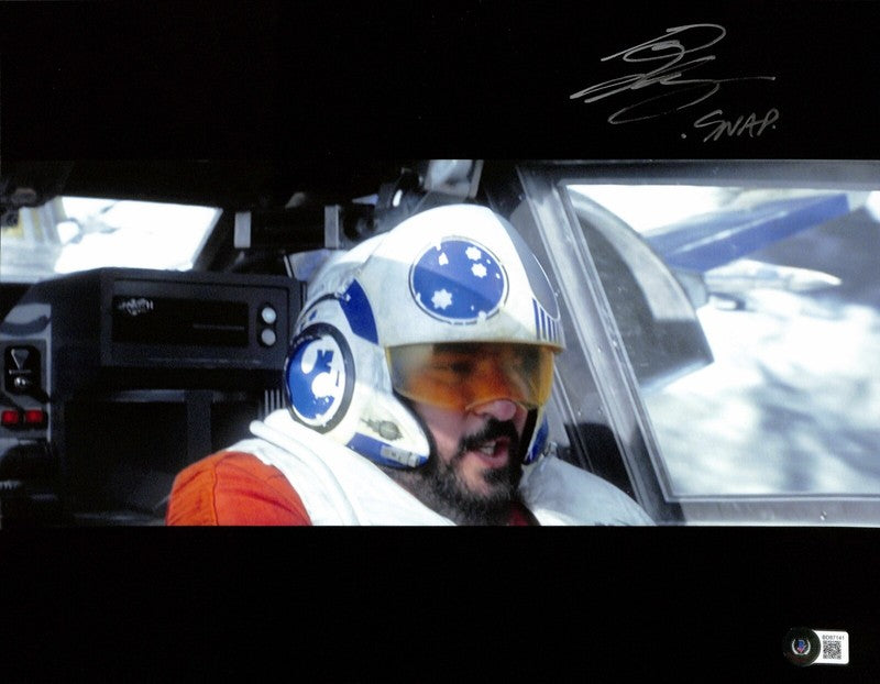 Greg Grunberg Snap Wexley Star Wars Signed 11x14 Photograph BECKETT0
