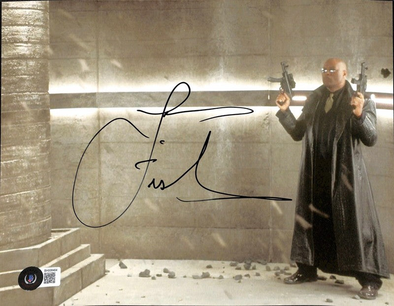 Lawrence Fishburne “Morpheus” The Matrix Signed 8x10 Photograph BECKETT0