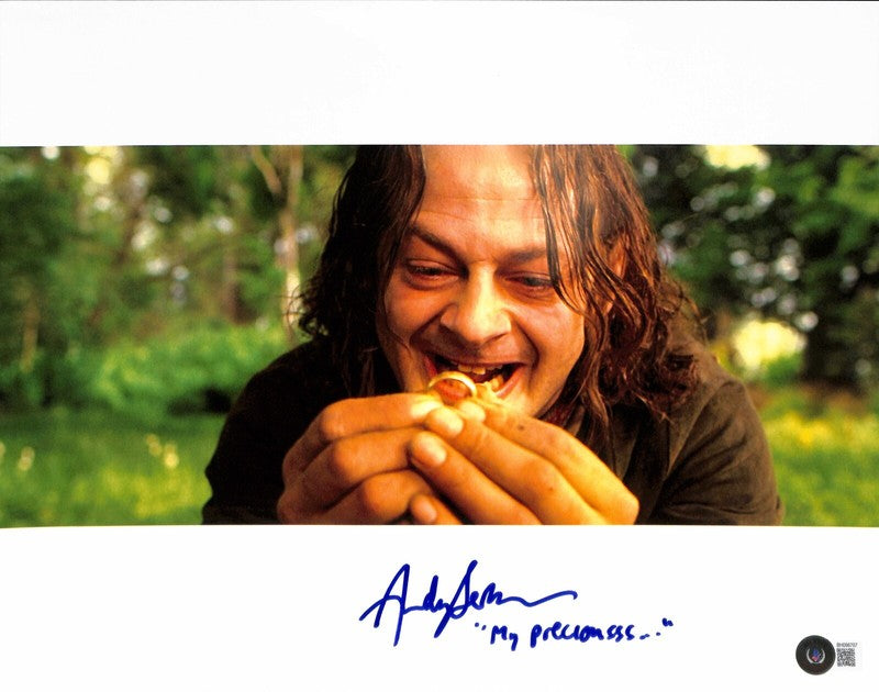 Andy Serkis “Smeagol” LOTR Signed & Inscribed 11x14 Photograph BECKETT0